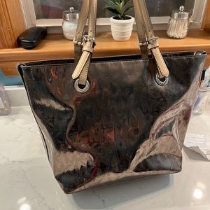 Michael Kors large mirrored tote.